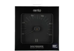 Rento saunan lämpömittari harmaa