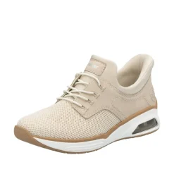 Rieker sneakerit M5665-60 Vanilla-Metallic Perle Perlcreme