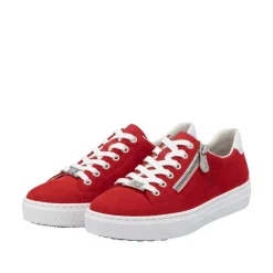 Rieker tennarit L59L1-33 Scarlet Weiss Flamme