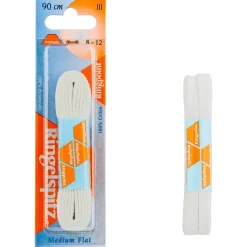 Ringpoint litteä nauha 90cm Valkoinen