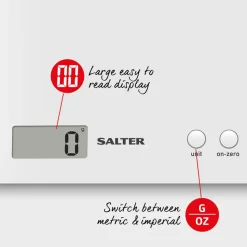 Salter keittiövaaka valkoinen 3 kg
