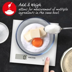 Salter keittiövaaka valkoinen 3 kg