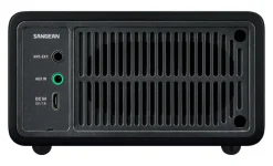 Sangean pöytäradio WR-7 Bluetooth-yhteydellä, musta SAN99506