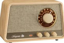 Sangean radio WR-101 Bluetooth vaalea tammi