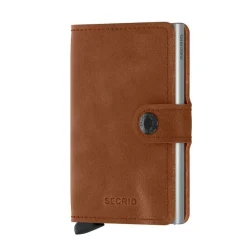 Secrid lompakko Miniwallet Vintage cognac-silver