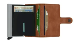 Secrid lompakko Miniwallet Vintage cognac-silver