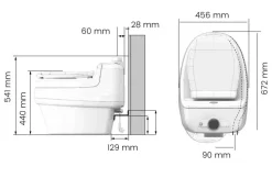 Separett kuivakäymälä Villa 9010 12/230V