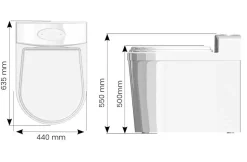 Separett pakastava käymälä Freeze 2000 230V