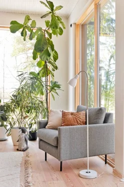 Sessak lattiavalaisin Kian valkoinen/satiini