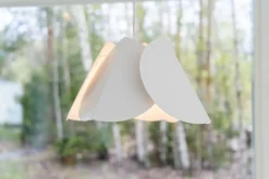 Sessak Lehmus design-riippuvalaisin mattavalkoinen
