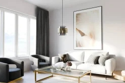 Sessak riippuva Leonie Ø 25 cm savunharmaa