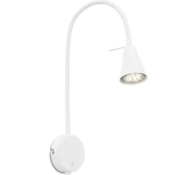 Sessak seinävalaisin Amara valkoinen