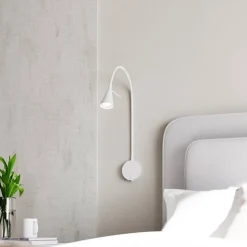 Sessak seinävalaisin Amara valkoinen