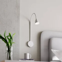 Sessak seinävalaisin Amara valkoinen