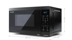 Sharp mikro YC-MS02E-B musta
