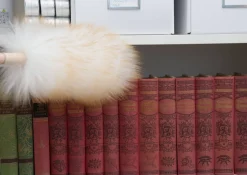 Sini Pölyhuiska lampaanvillaa