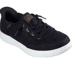 Skechers kangaskengät Womens Bobs Skipper Slip-Ins BLK