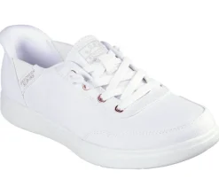 Skechers kangaskengät Womens Bobs Skipper Slip-Ins WHT