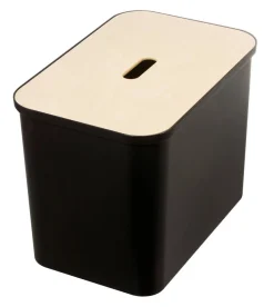 Smartstore Collect lajitteluastia vanerikannella 76 L musta