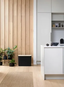 Smartstore Collect lajitteluastia vanerikannella 76 L musta