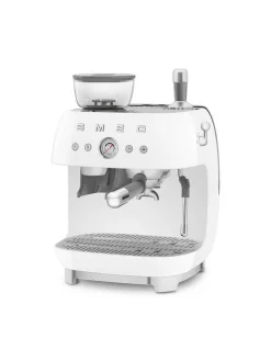 Smeg espressokeitin myllyllä EGF03WHEU valkoinen