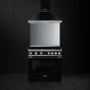 Smeg induktioliesi monitoimiuunilla CPF9IPBL Portofino musta