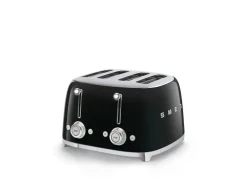 Smeg leivänpaahdin TSF03BLEU 4-viipaleen, musta