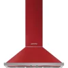 Smeg liesituuletin KPF9RD Portofino 90 cm punainen seinämalli