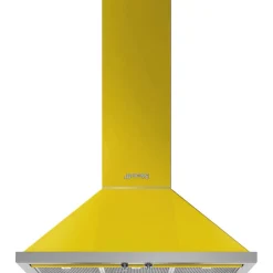Smeg liesituuletin KPF9YW Portofino 90 cm keltainen seinämalli
