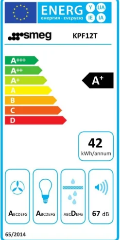 Smeg liesituuletin Portofino 120 cm turkoosi