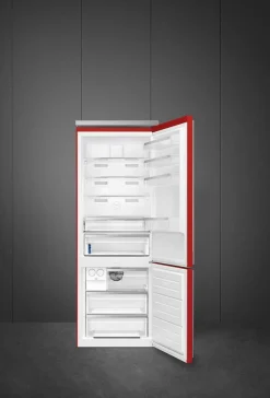 Smeg Portofino jääkaappipakastin FA490RR5 punainen oikea SPA