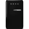 Smeg retrojääkaappi FAB5LBL5 73 cm, musta, vasen