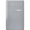 Smeg retrojääkaappi FAB5LSV5 73 cm, hopea, vasen