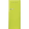 Smeg retrojääkaappi FAB28RLI5 153 cm, lime, oikea