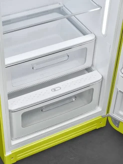 Smeg retrojääkaappi FAB28RLI5 153 cm, lime, oikea