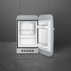 Smeg retrojääkaappi FAB5RSV5 73 cm, hopea, oikea