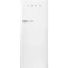Smeg retrojääkaappi FAB28RWH5 153 cm, valk., oikea