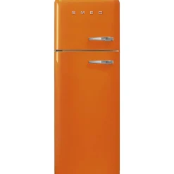 Smeg retrojääkaappipakastin FAB30LOR5 oranssi, vasen