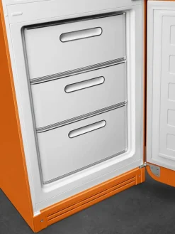 Smeg retrojääkaappipakastin FAB32ROR5 oranssi, oikea