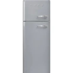 Smeg retrojääkaappipakastin FAB30LSV5 hopea, vasen