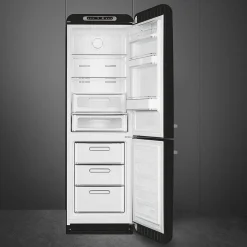 Smeg retrojääkaappipakastin FAB32RBL5 musta, oikea