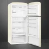 Smeg retrojääkaappi-pakastin FAB50RCR5, kerma, oikea