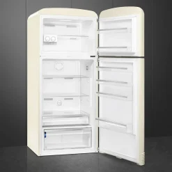 Smeg retrojääkaappi-pakastin FAB50RCR5, kerma, oikea