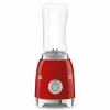 Smeg tehosekoitin kahdella 600 ml pullolla, PBF01RDEU punain
