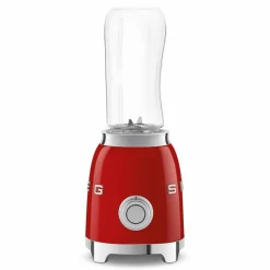 Smeg tehosekoitin kahdella 600 ml pullolla, PBF01RDEU punain
