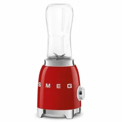 Smeg tehosekoitin kahdella 600 ml pullolla, PBF01RDEU punain