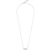 Snö of Sweden kaulakoru Vega 42, hopea/kirkas