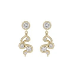 Snö of Sweden korvakoru Malibu, kulta/kirkas