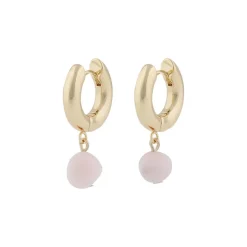 Snö of Sweden korvakoru Sanna, kulta/v.punainen