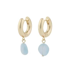 Snö of Sweden korvakoru Sanna, kulta/v.sininen